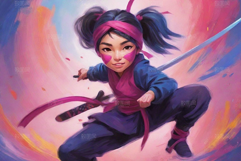 书香男子的魔幻世界动画人物书中走出