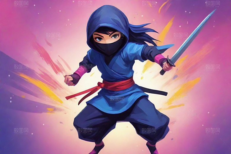 书香男子的魔幻世界动画人物书中走出