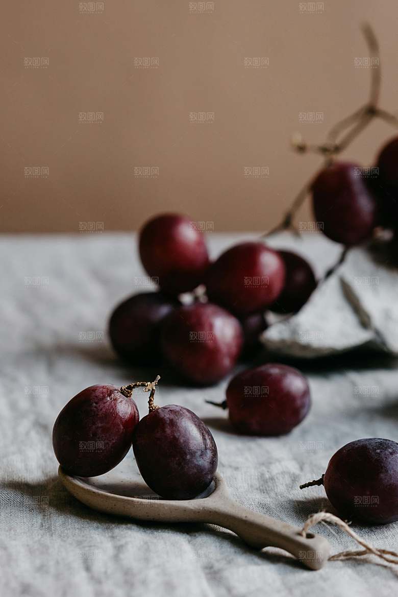 葡萄水果摄影特写