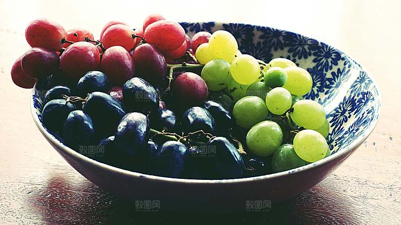 葡萄水果摄影特写