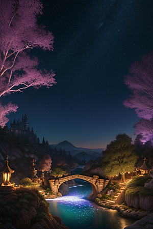 细致至极令人陶醉的岛光彩夺目的画面