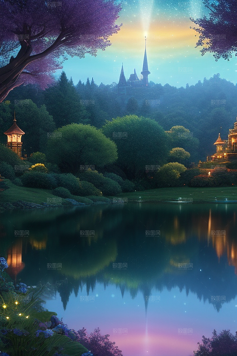 细致至极令人陶醉的岛光彩夺目的画面