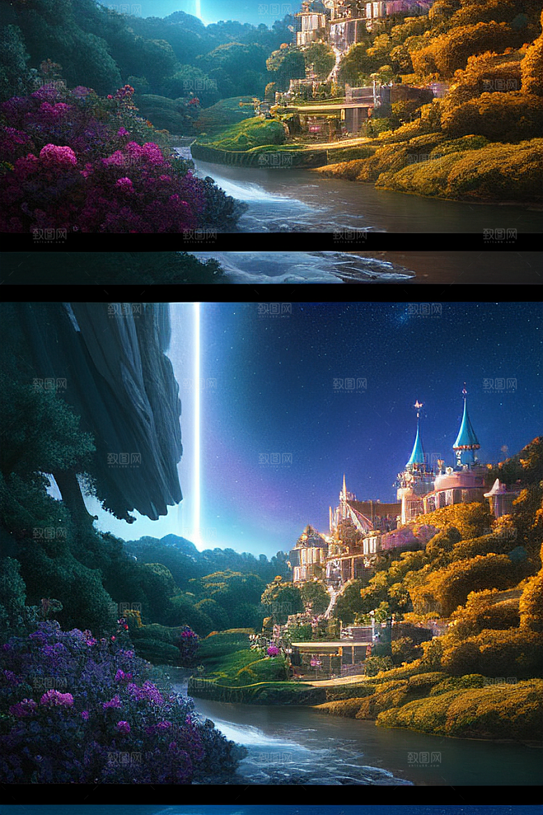 动画细节精细打造神奇岛光与影的奇迹