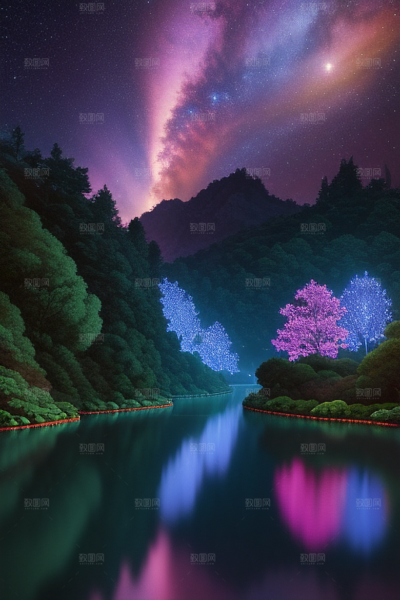 光影交错梦幻岛细节惊艳