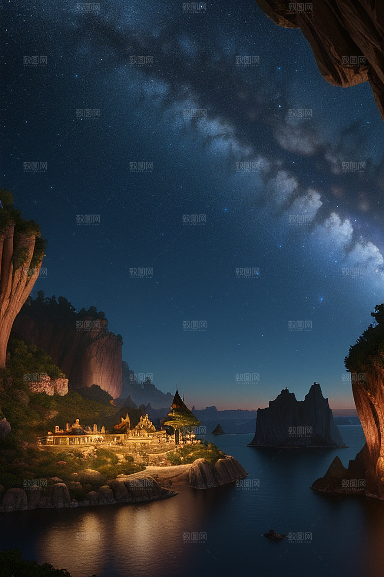 光影交错梦幻岛细节惊艳