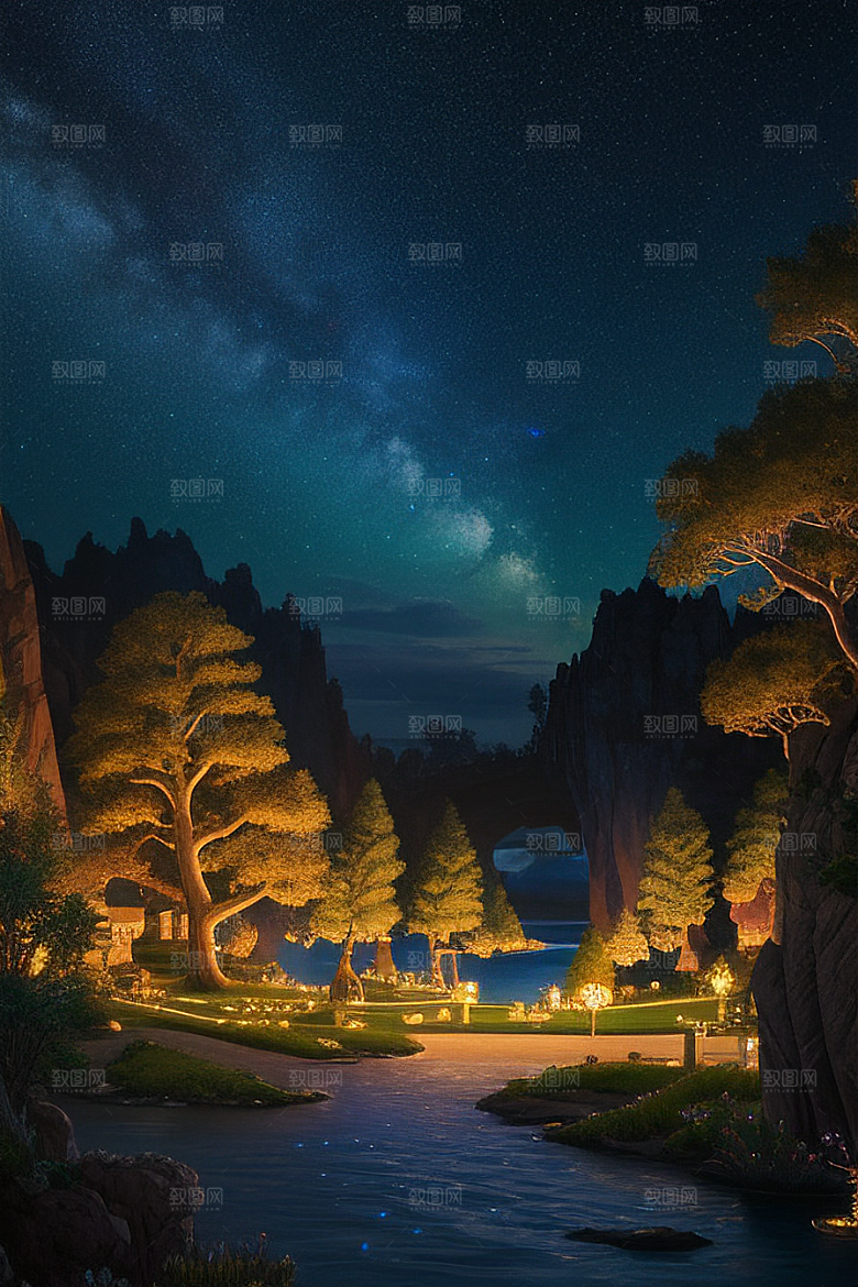 瑰丽细节梦幻岛光影交错