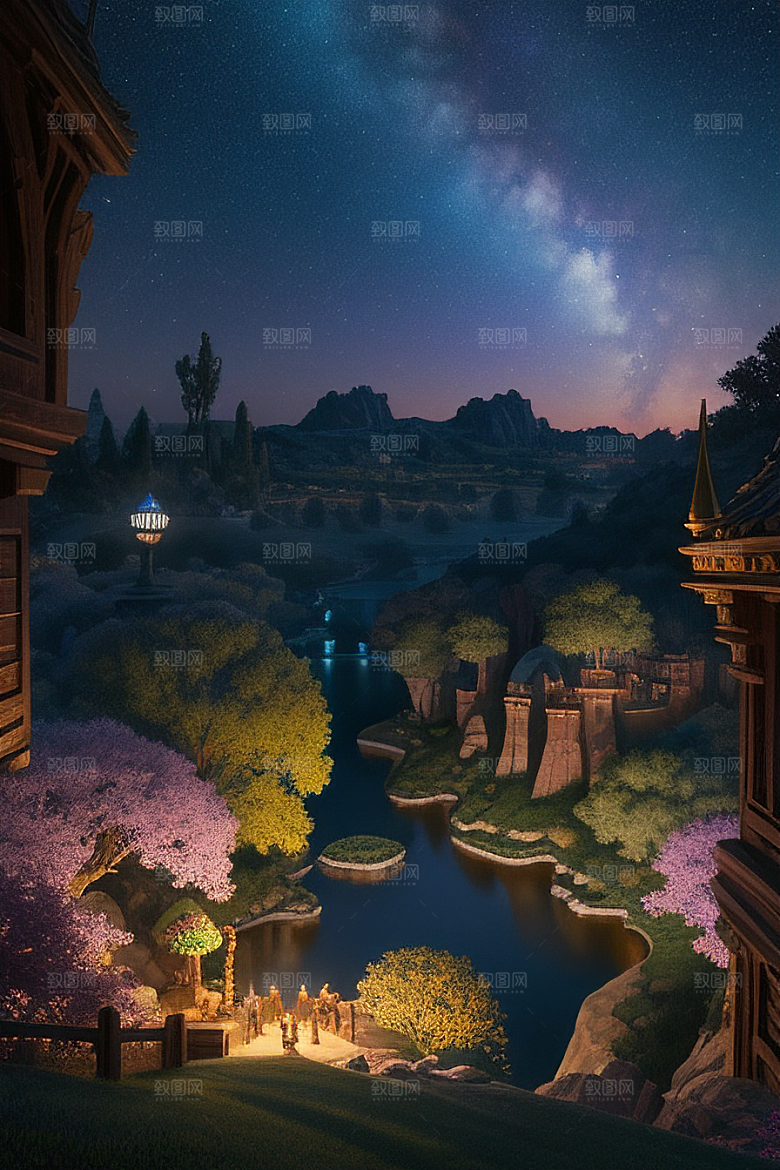 瑰丽细节梦幻岛光影交错