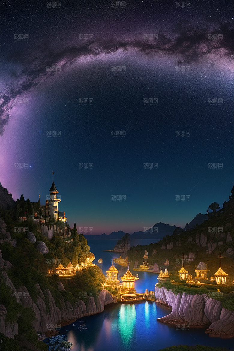 瑰丽细节梦幻岛光影交错