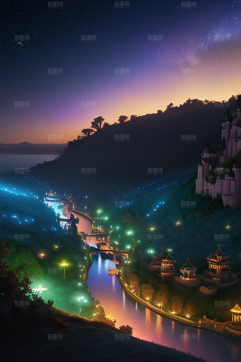 瑰丽细节梦幻岛光影交错