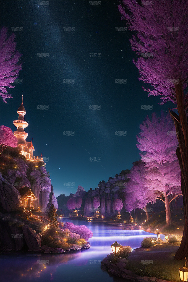 神奇细节梦幻岛光影交织