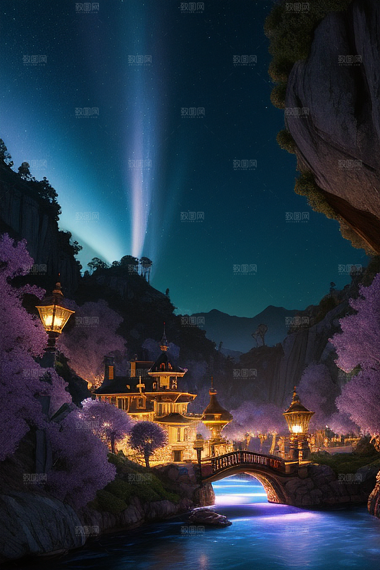 神奇细节梦幻岛光影交织