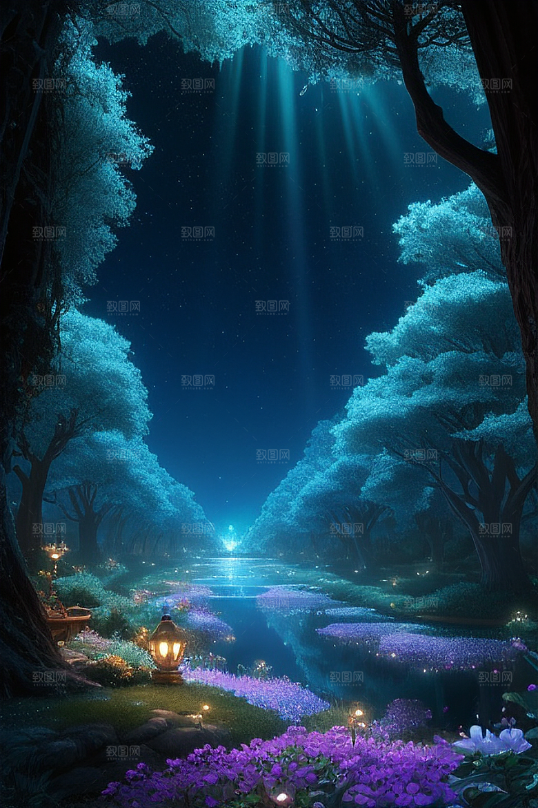 神奇细节梦幻岛光影交织