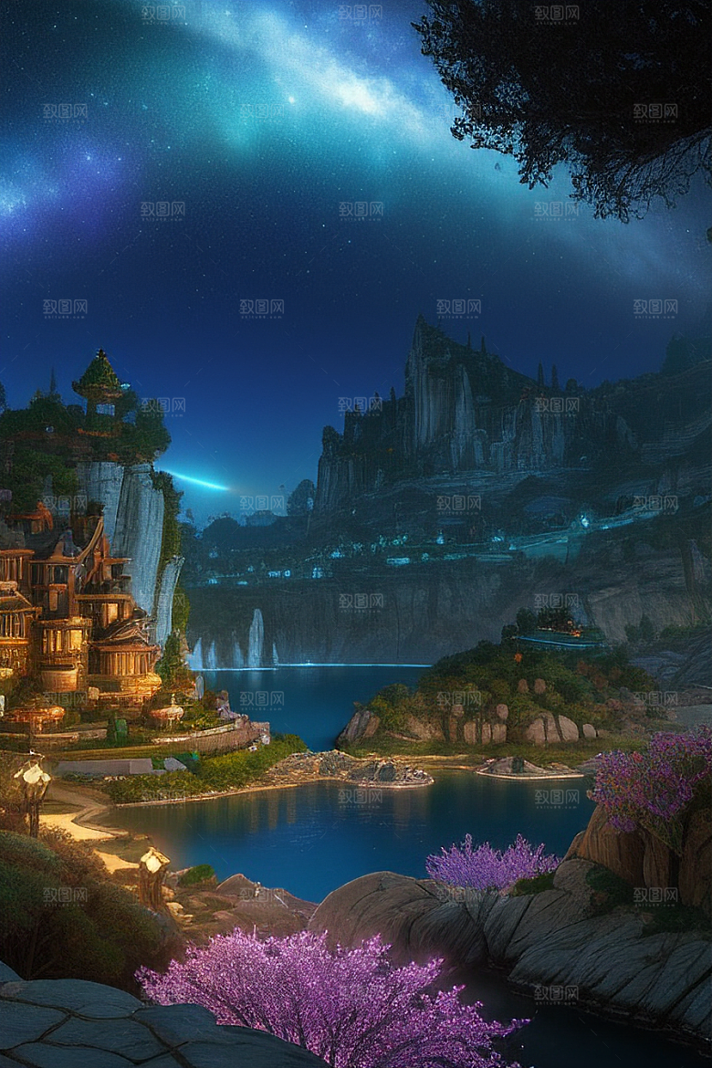 神奇细节梦幻岛光影交织