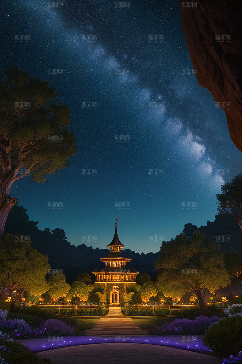 超高清细节打造神奇岛光影交织的奇观