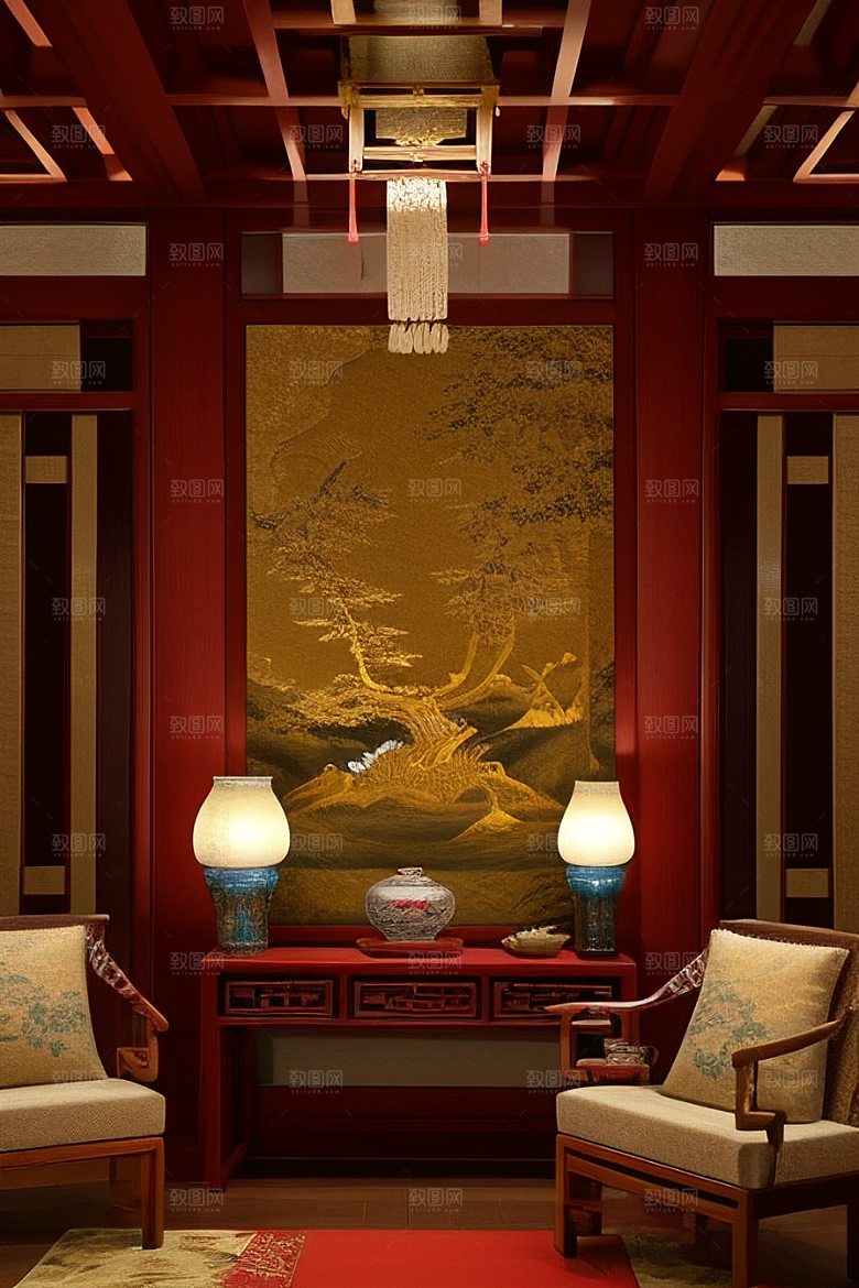 东方雅韵中式客厅的古典魅力
