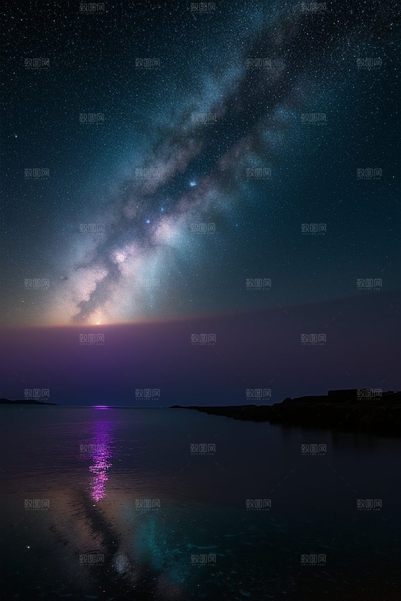 海洋中闪耀的金色爱之滩