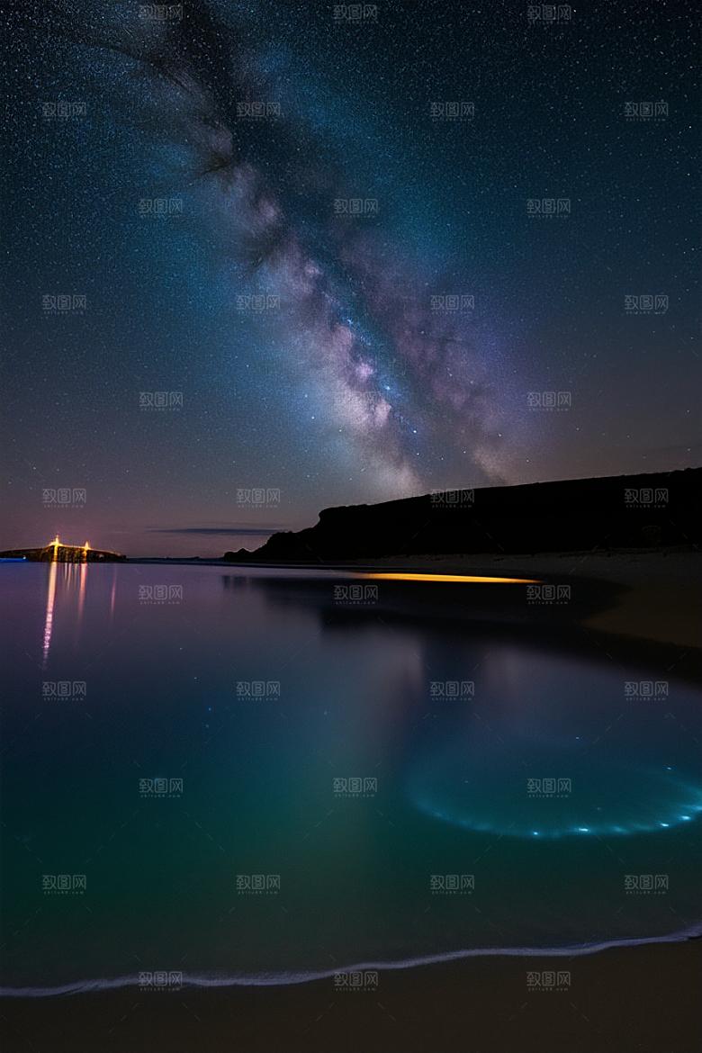 闪烁的星空与仙境之光