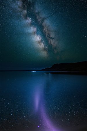 闪烁的星空与仙境之光