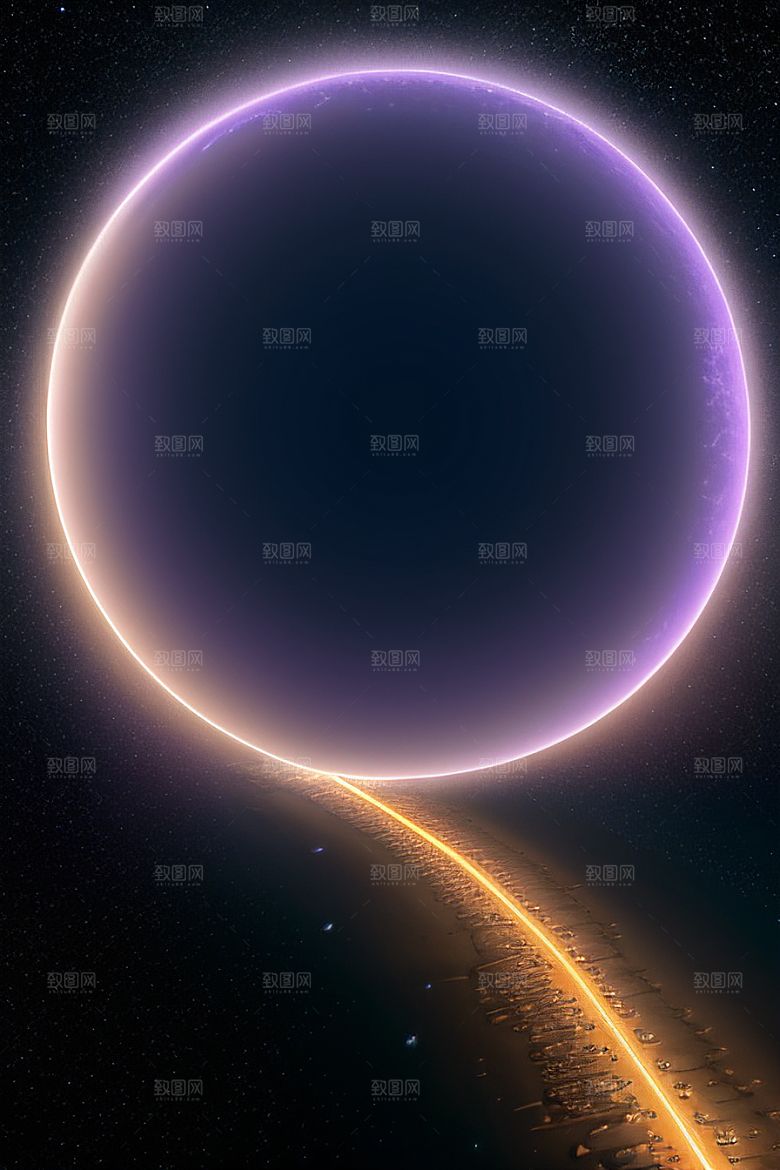 闪烁的星空与仙境之光