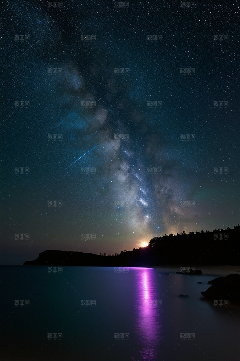 闪烁的星空与仙境之光