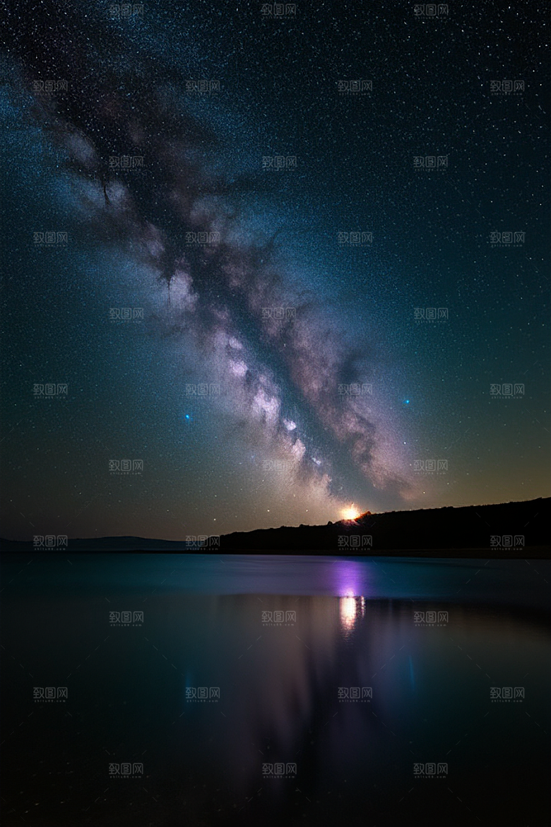 闪烁的星空与仙境之光