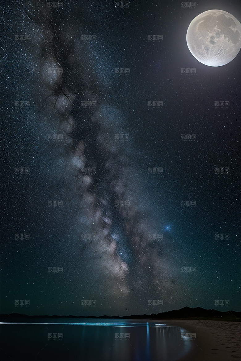 闪烁的星空与仙境之光