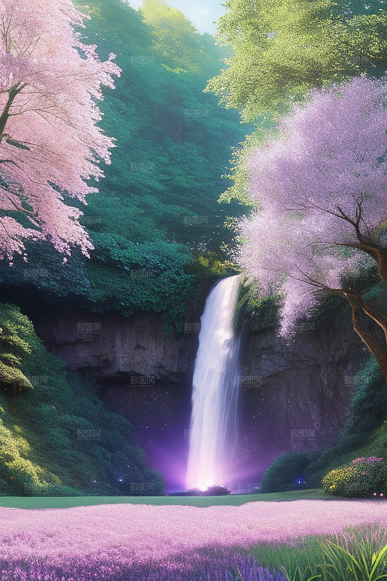 蓝玫瑰的星辰舞曲美景
