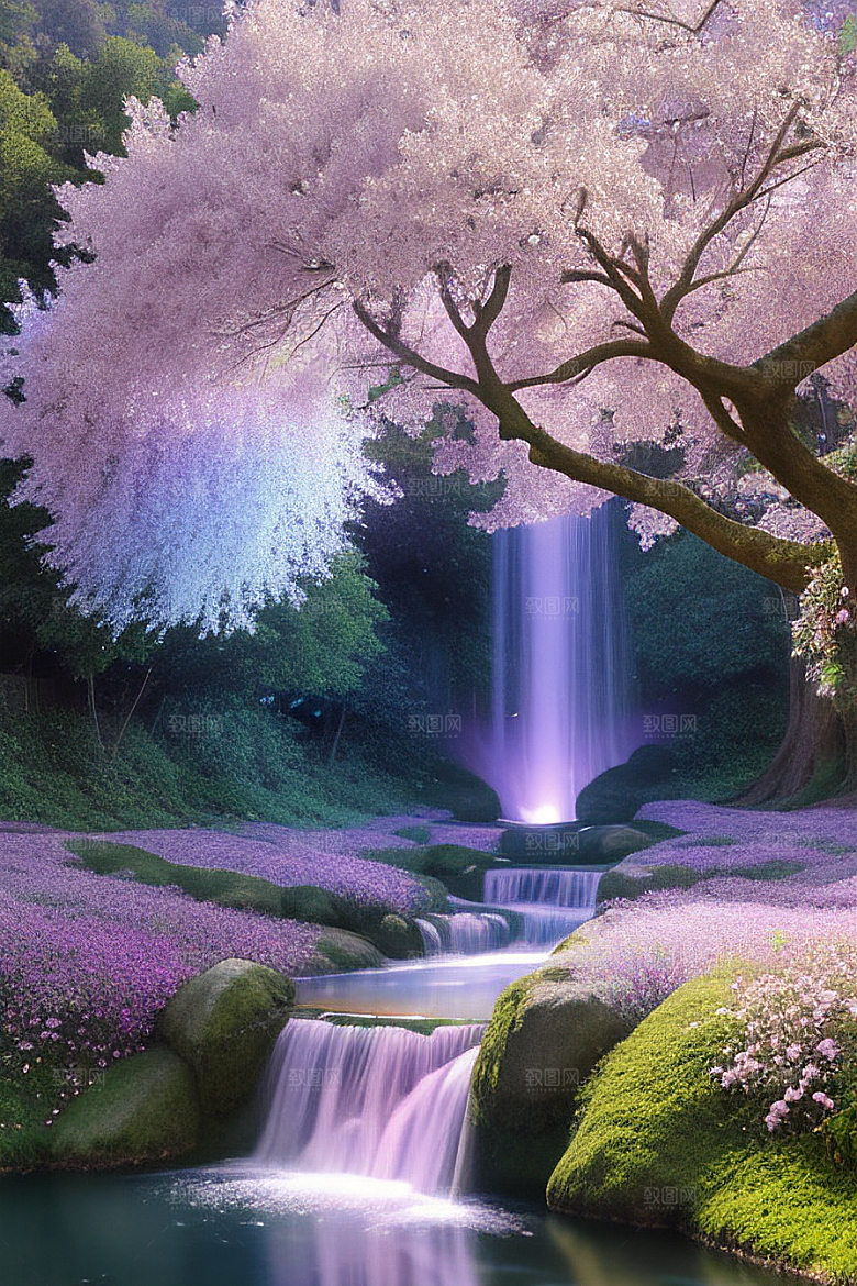 蓝玫瑰的星辰舞曲美景