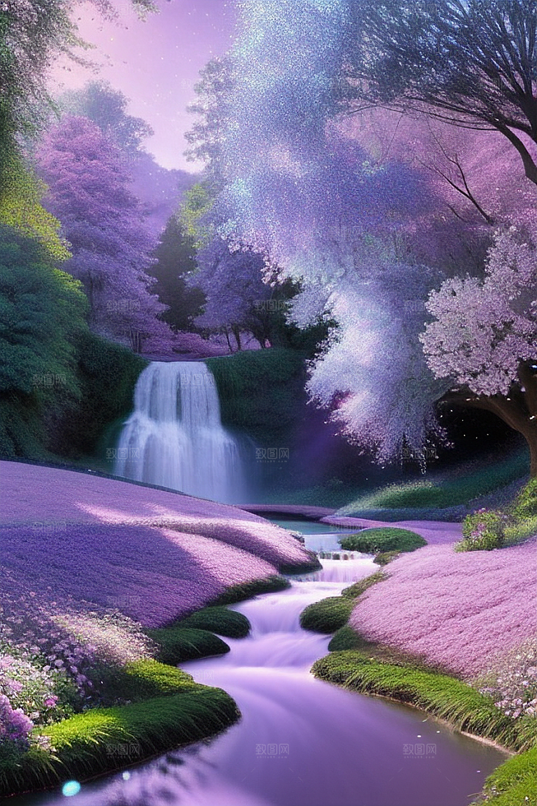 蓝玫瑰的星辰舞曲美景