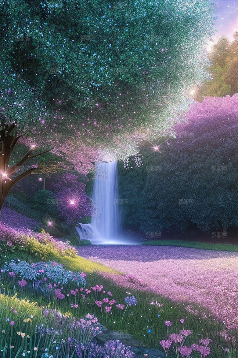 蓝玫瑰的舞蹈美景