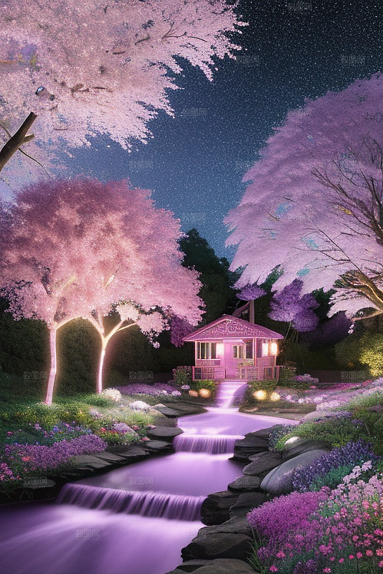 蓝玫瑰的舞蹈美景