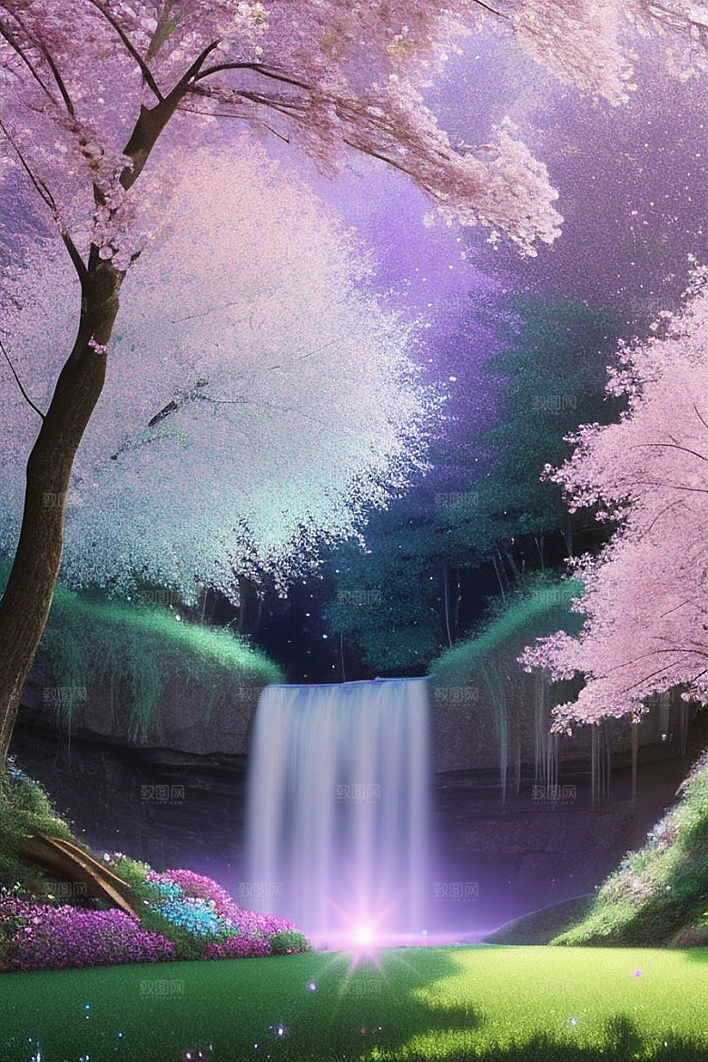 蓝玫瑰的舞蹈美景