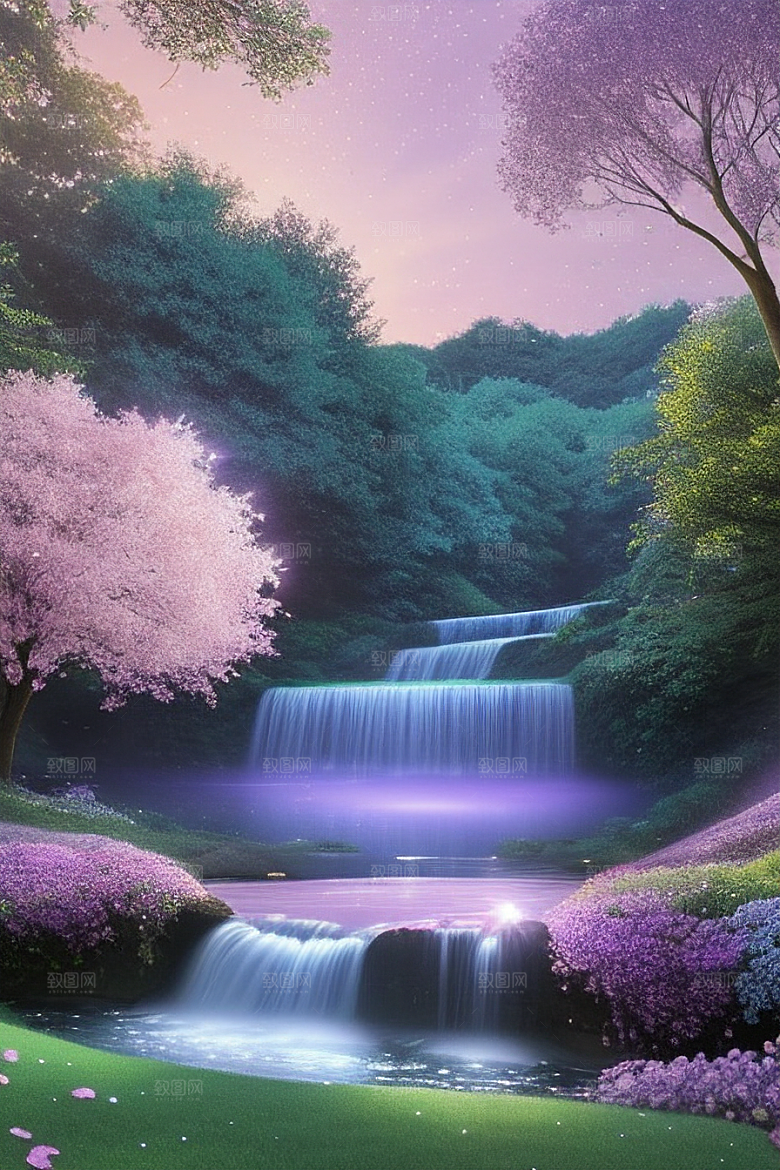 蓝玫瑰的舞蹈美景
