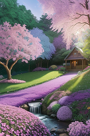 蓝玫瑰的舞蹈美景