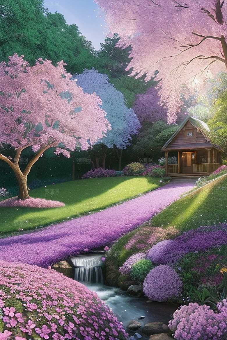 蓝玫瑰的舞蹈美景
