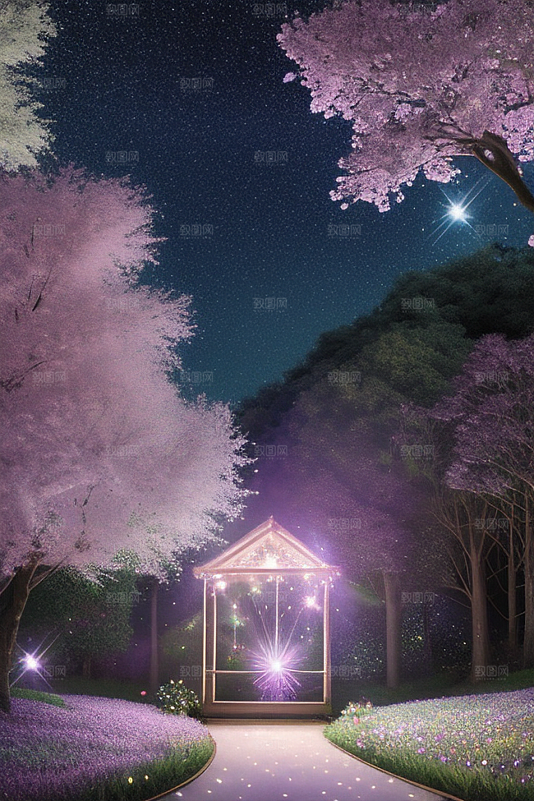 蓝玫瑰的舞蹈美景