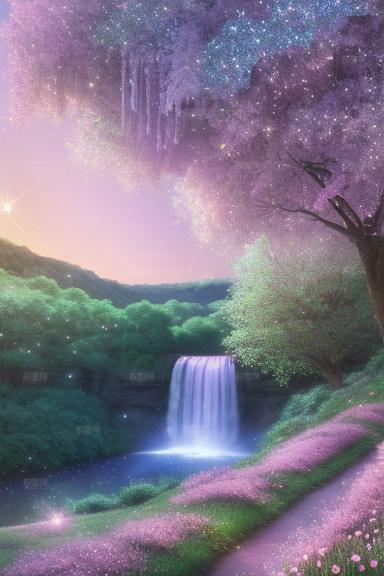 蓝玫瑰的舞蹈美景