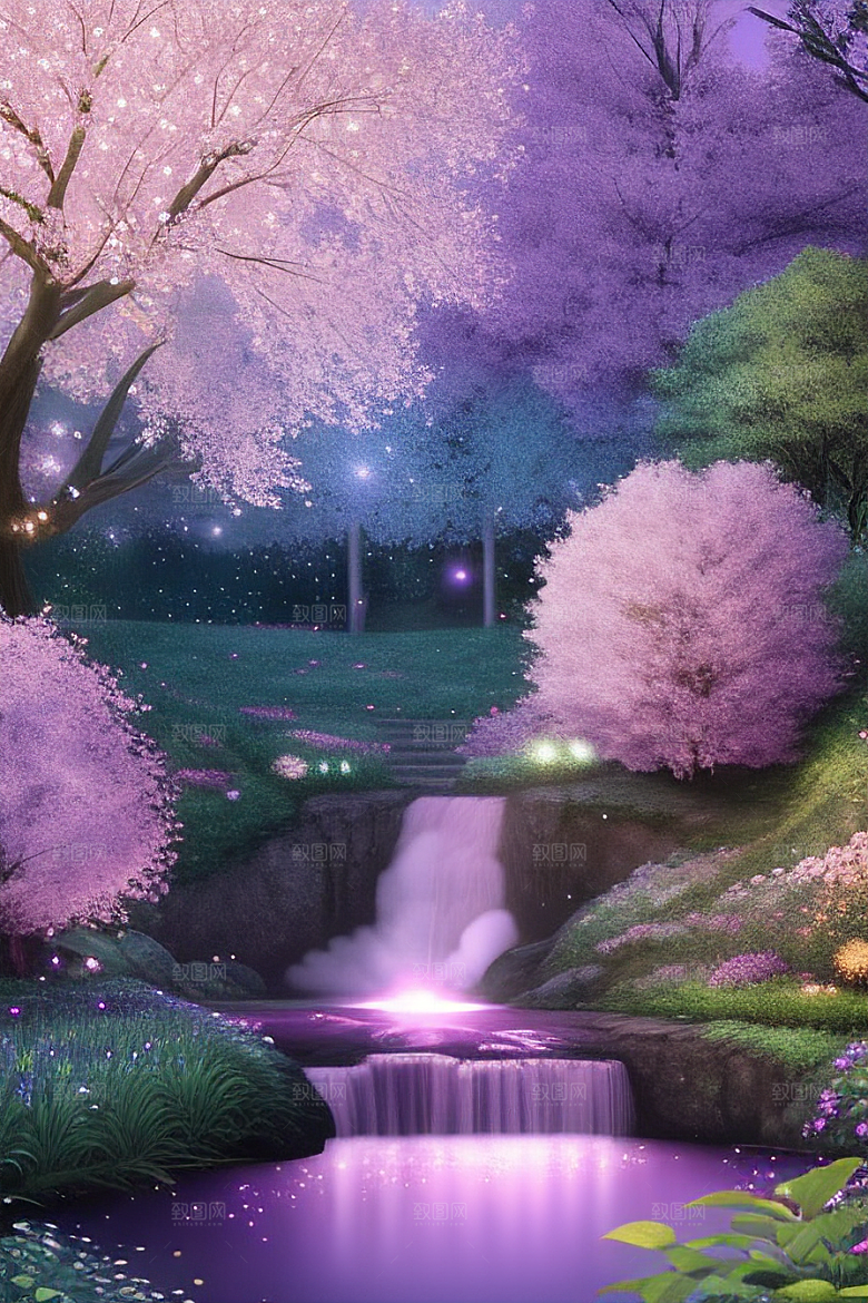 蓝玫瑰的舞蹈美景