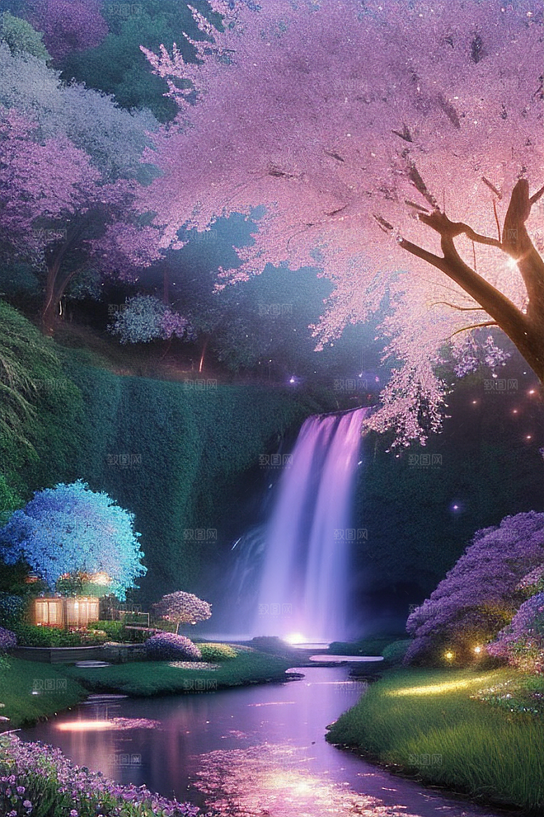 蓝玫瑰的舞蹈美景