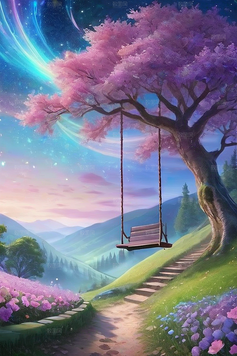 蓝玫瑰的舞蹈美景