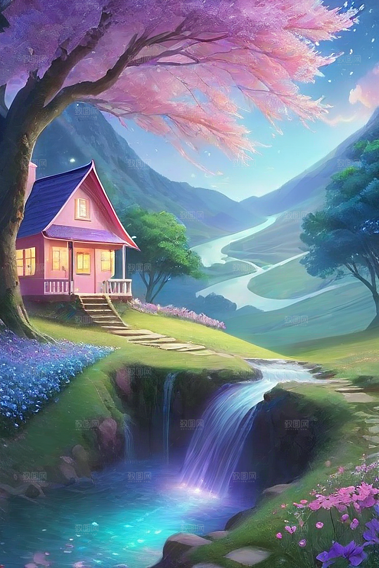 蓝玫瑰的舞蹈美景