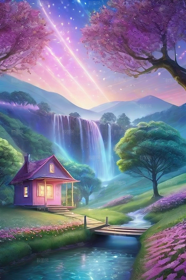蓝玫瑰的舞蹈美景
