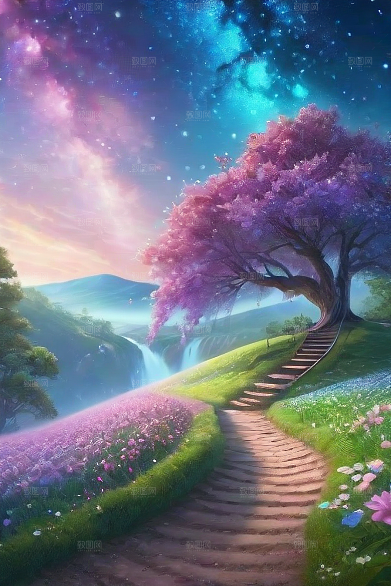 蓝玫瑰的舞蹈美景