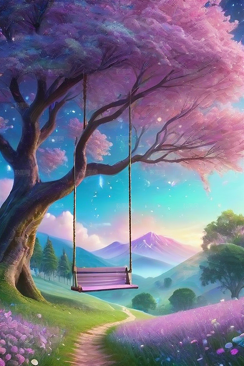 蓝玫瑰的舞蹈美景