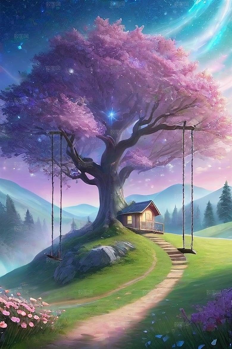 蓝玫瑰的舞蹈美景