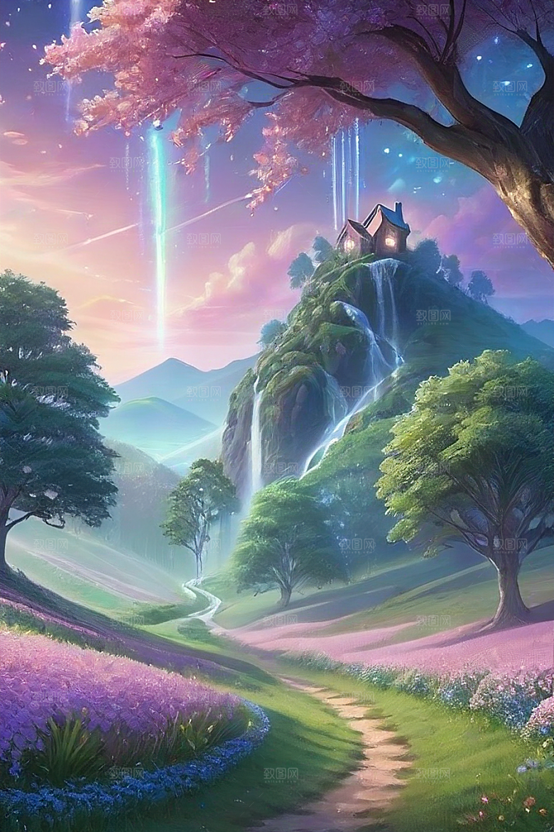 蓝玫瑰的舞蹈美景
