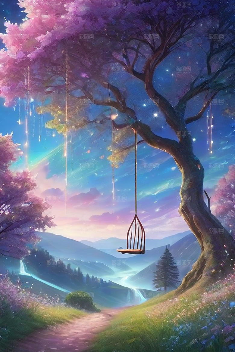 蓝玫瑰的舞蹈美景