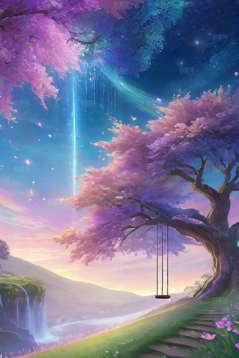 蓝玫瑰的舞蹈美景