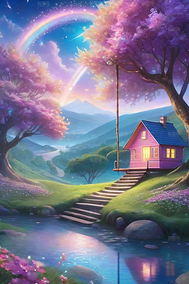 蓝玫瑰的舞蹈美景