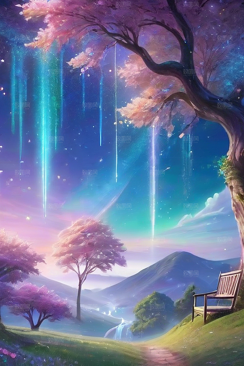 蓝玫瑰的舞蹈美景